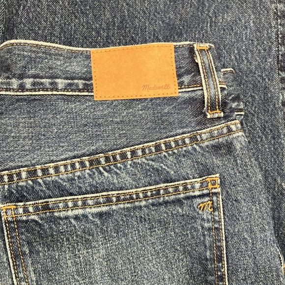 NWT Madewell Superwide-Leg Jeans, Sz 28, Medium-Dark Blue Wash - Picture 7 of 10